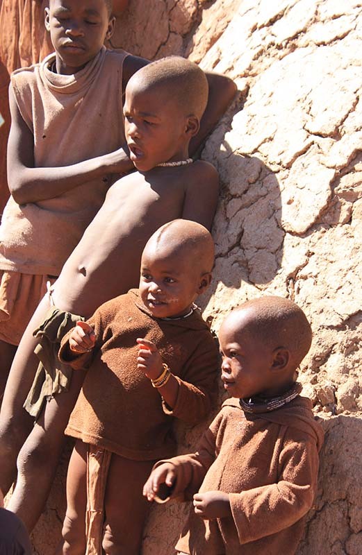 Enfants Himbas - Namibie