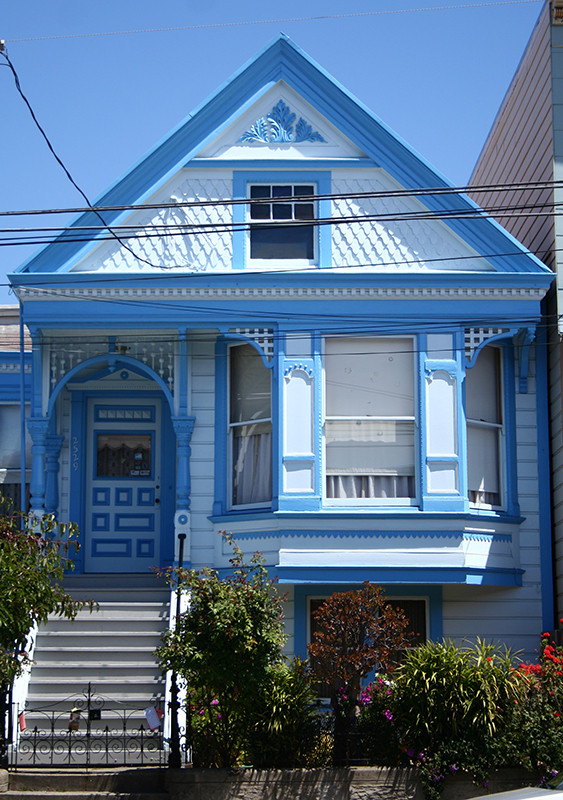 Blue house - San Francisco