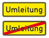 VZ Umleitung