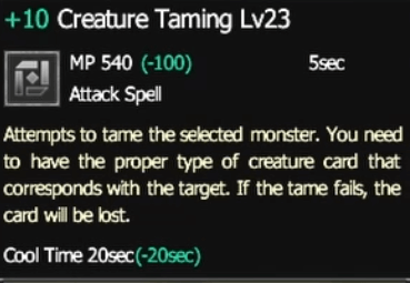 Rappelz +10 lvl 23 Creature Taming Skill