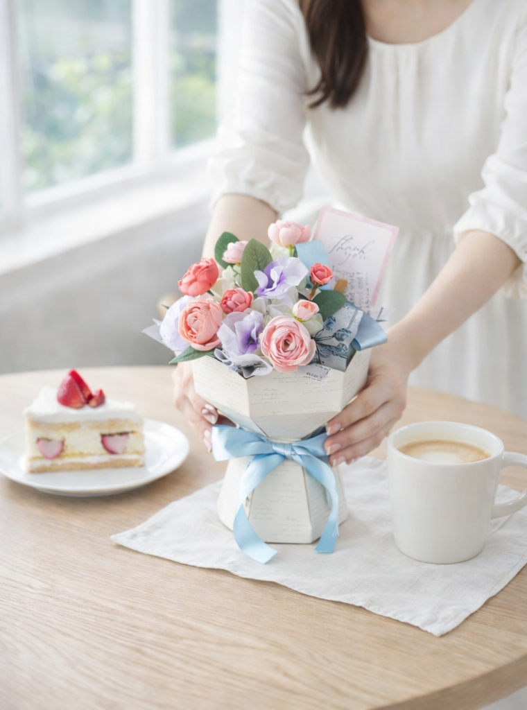 ■好評につき延長！「立てて飾れる花束を贈ろう」1dayレッスン