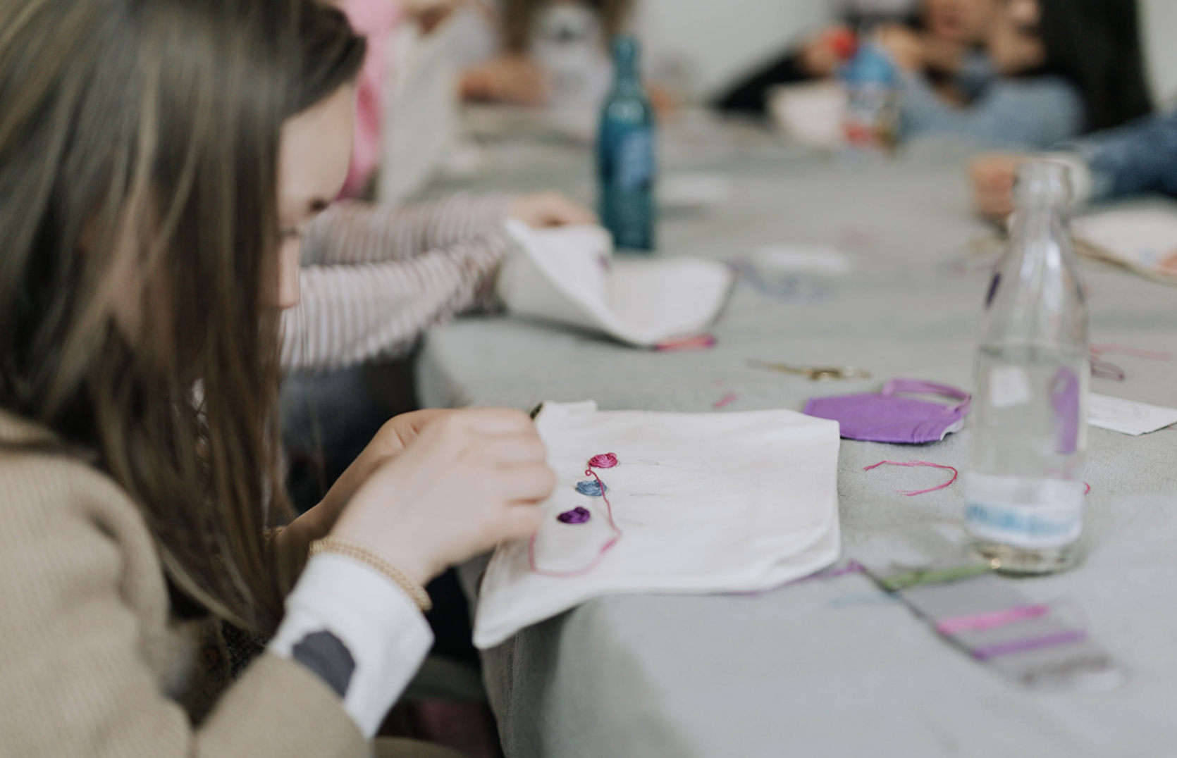 Kindergeburtstag Sticken