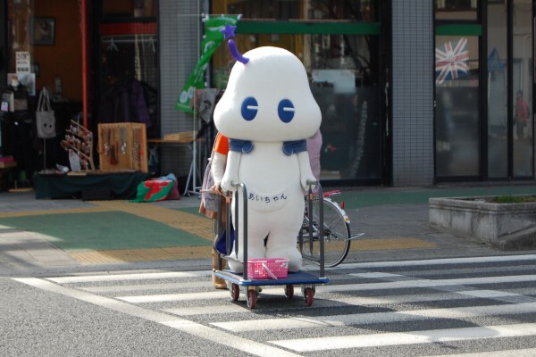 2014年2月1日 真清田神社前