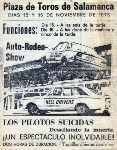 Tournee in Spanien 1975