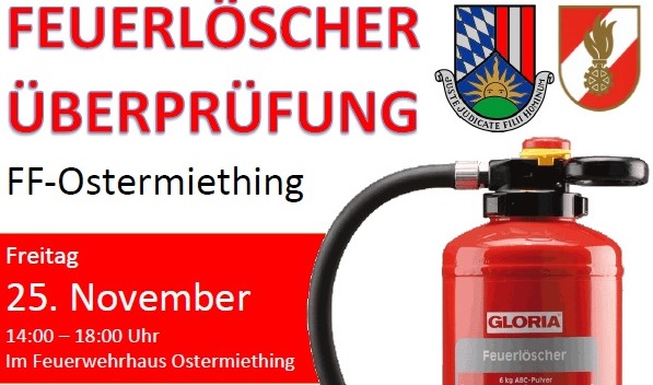 Feuerlöscher-Überprüfung