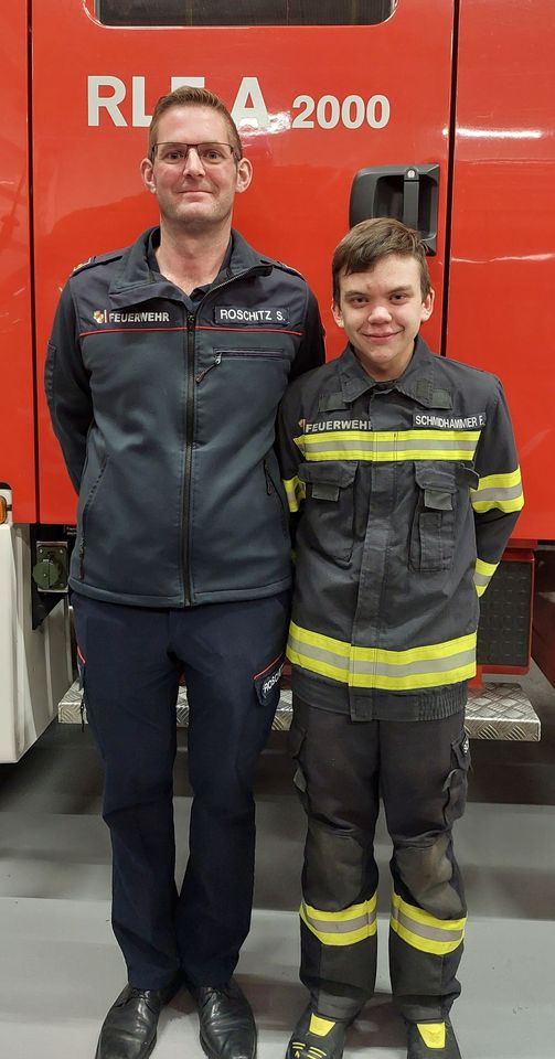 Fabian Schmidhammer mit unserem Oberamtswalter für Ausbildung, OAW Stefan Roschitz