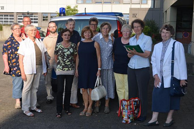 Mitglieder der Lübecker Frauen- und Sozialverbände besuchen die Polizeidirektion Lübeck.