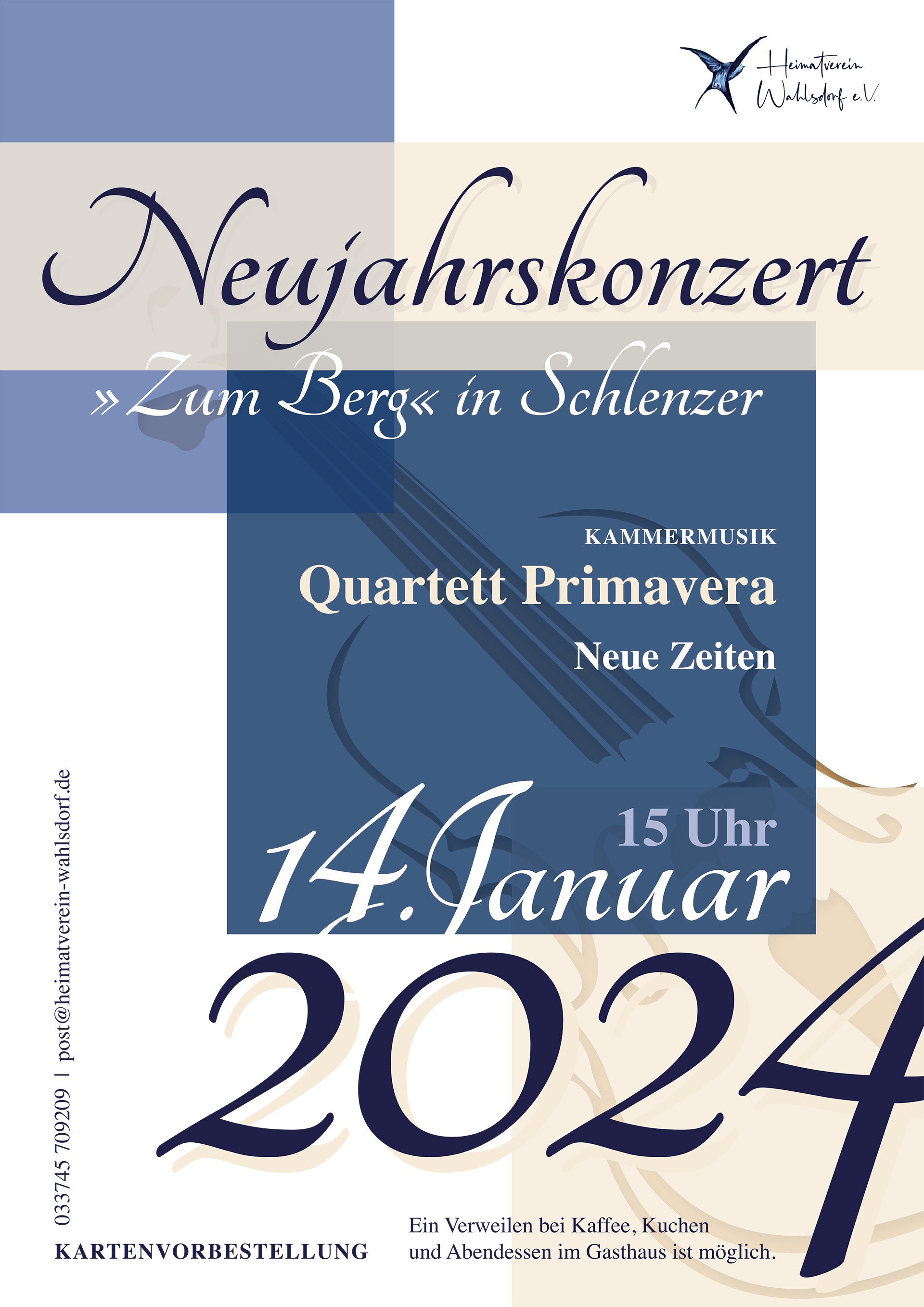 Neujahrskonzert in Schlenzer - 14. Januar 2024