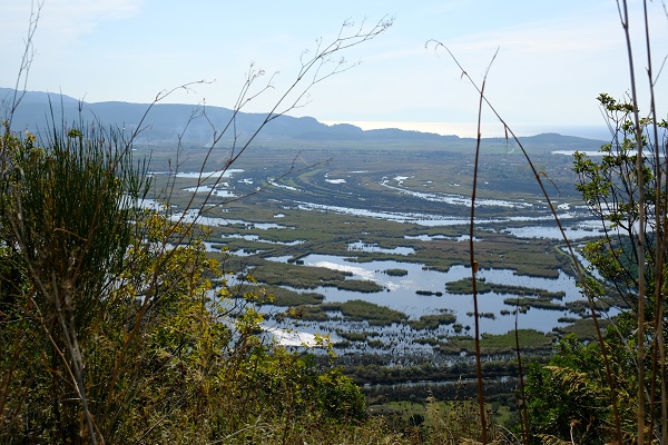 Flussdelta bei Ammoudia 