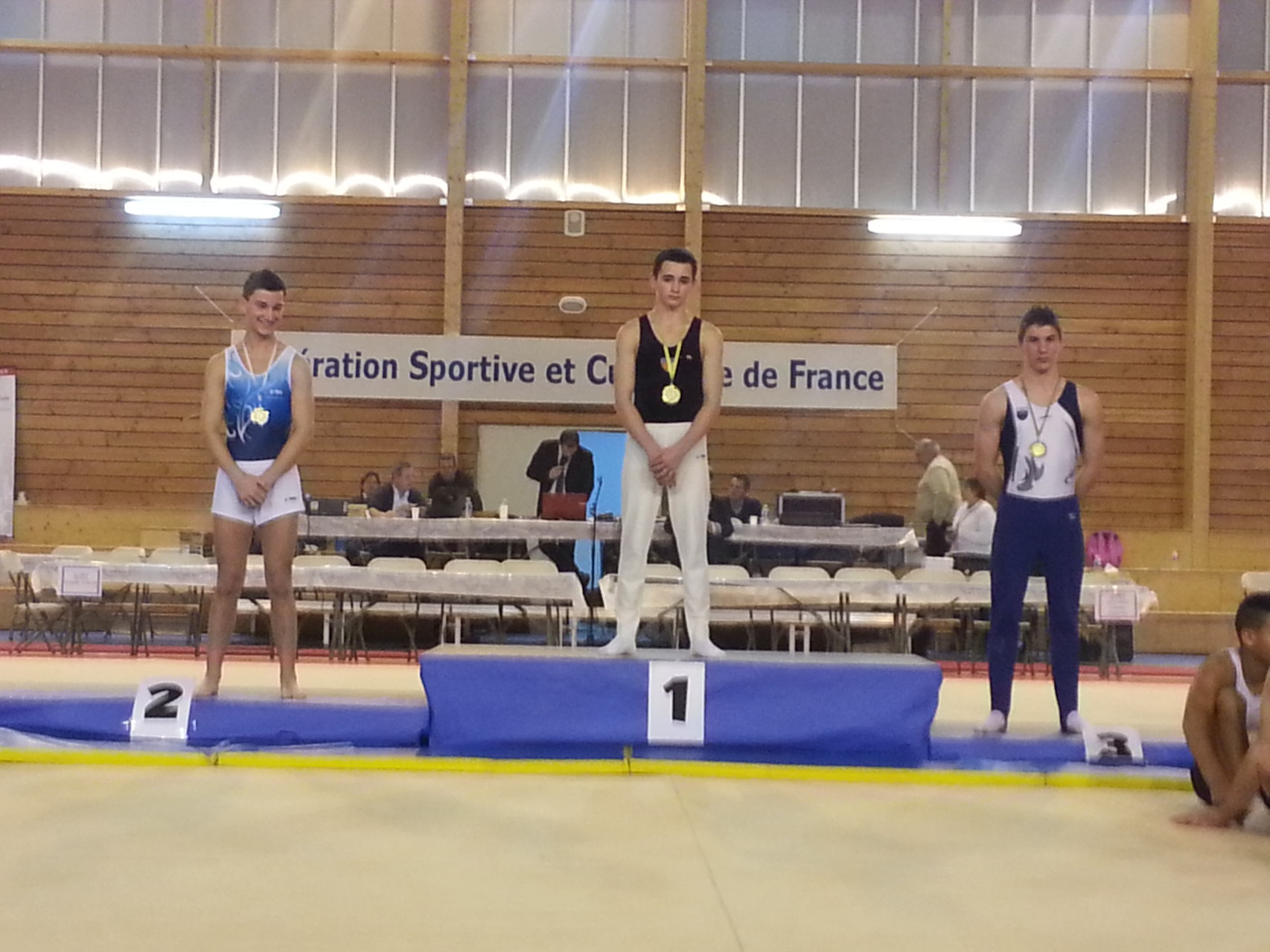 Podium Espoir Cadet M: 3ème Dorian Lottin Jeanne d'Arc de Dax