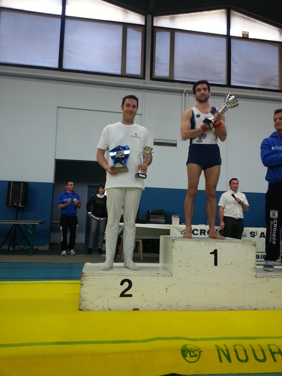 Trophée Mathieu Depesseville(Meilleur gym Adulte aux Arçons): Nicolas Belleau Ecureuils de Soustons