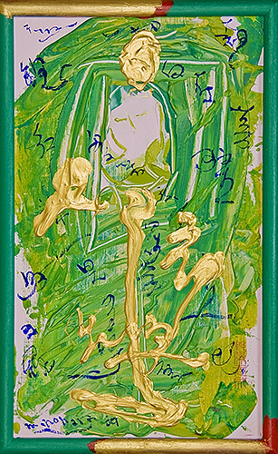 女神様28 Goddess 28, 2009 48.2 x 30.1 cm Acrylic on canvas