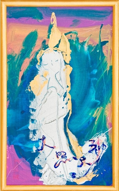 女神様5 Goddess 5, 2009 48.2 x 30.1 cm Acrylic on canvas