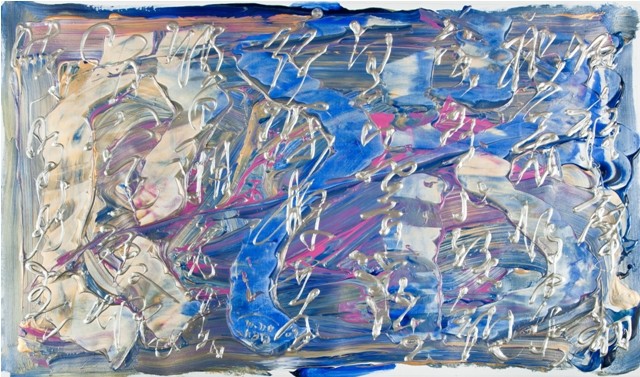 心経 Heart Sutra, 2009, 50 x 80cm Acrylic on canvas