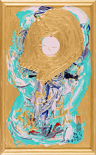 女神様61 Goddess 61, 2010 48.2 x 30.1 cm Acrylic on canvas