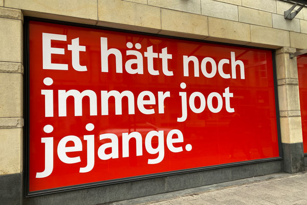 Shoppen und gucken in Köln 