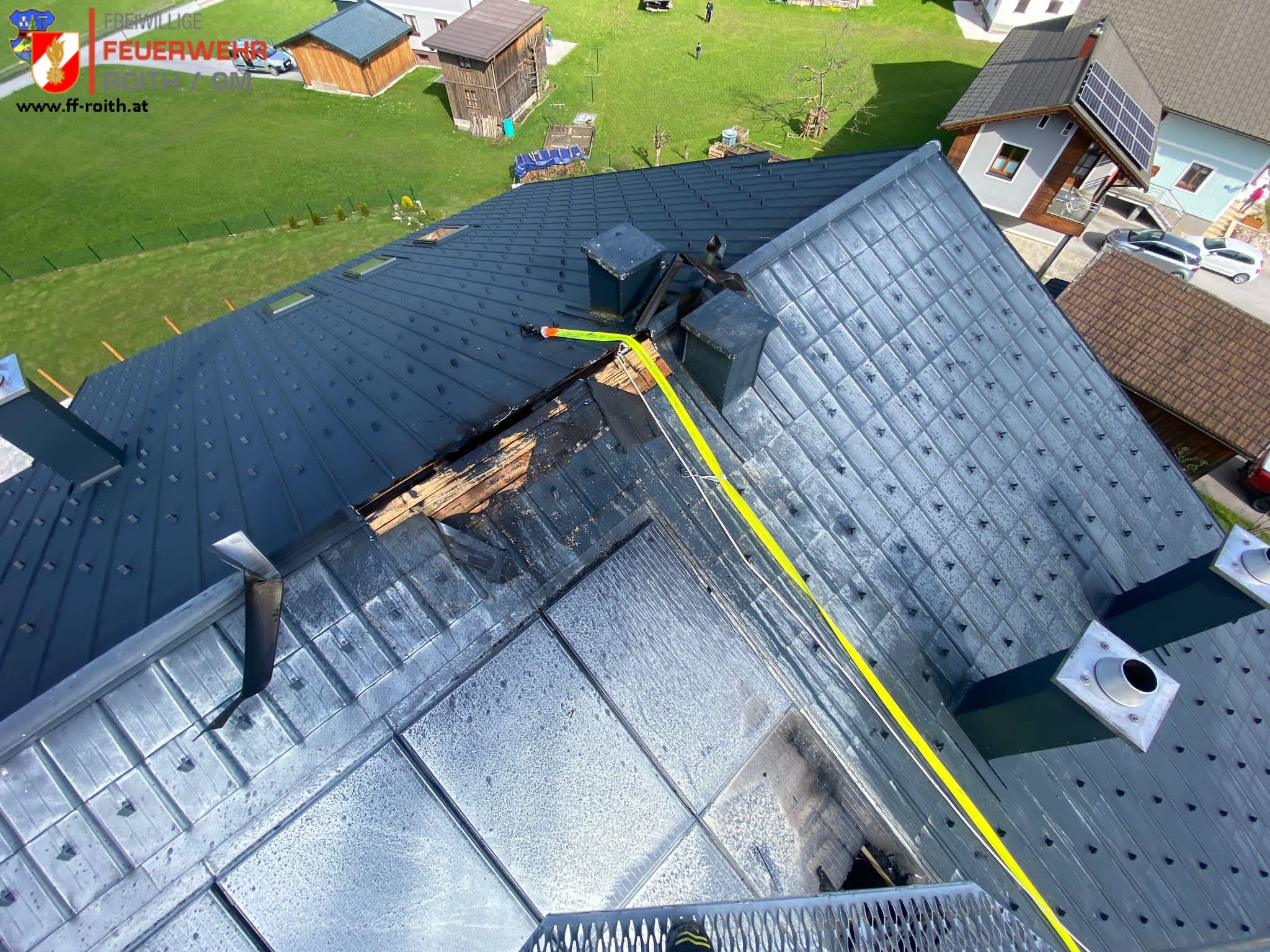 DrillX Dachstuhlbrand Gosau Freiwillige Feuerwehr Roith