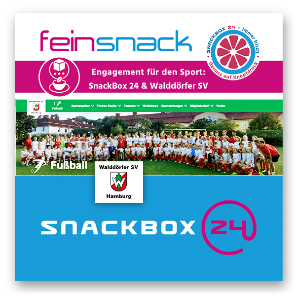SnackBox24 Sponsoring: Unterstützung für den Walddörfer SV in Hamburg