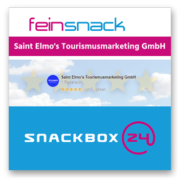 SNACKBOX 24 | feinsnack - Kundenmeinung / Bewertung von Saint Elmo's Tourismusmarketing GmbH