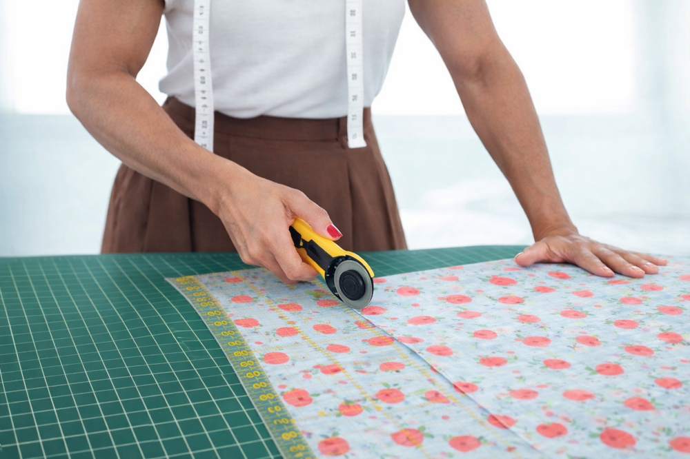 Zustnitt Stoff, Prym Rollmesser,