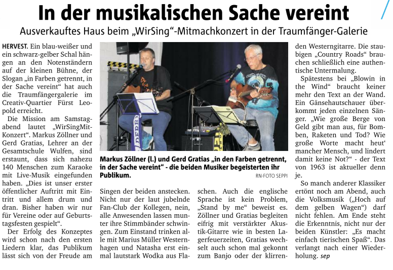 Dorstener Zeitung, 21.09.2015