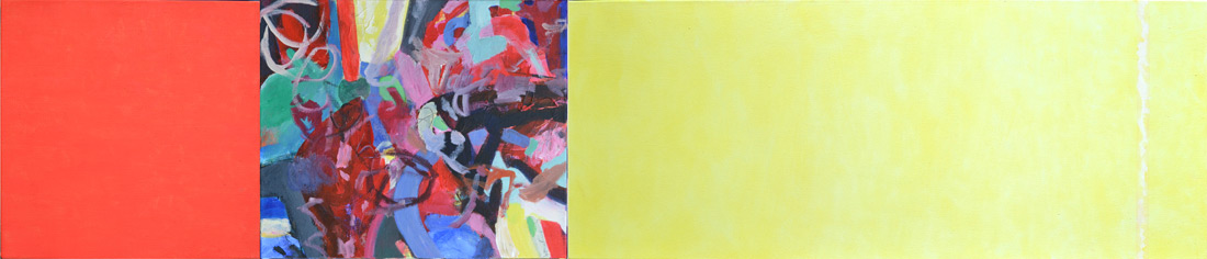 "Murano-Lounge", 50 x 235 cm, Mischtechnik, 2013