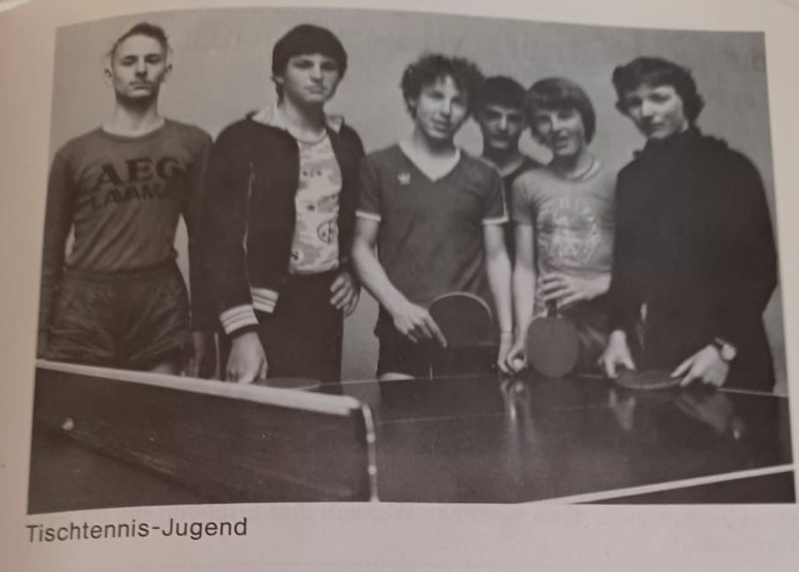 Tischtennis-Jugend 1980
