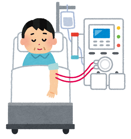 透析患者さま向け　腎臓リハビリ始めています