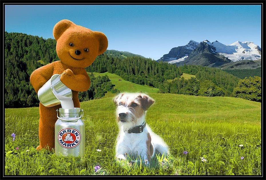 "................. nichts geht über Bärenmarke....."  hihi , oder wie war das nochmal??? ;-)