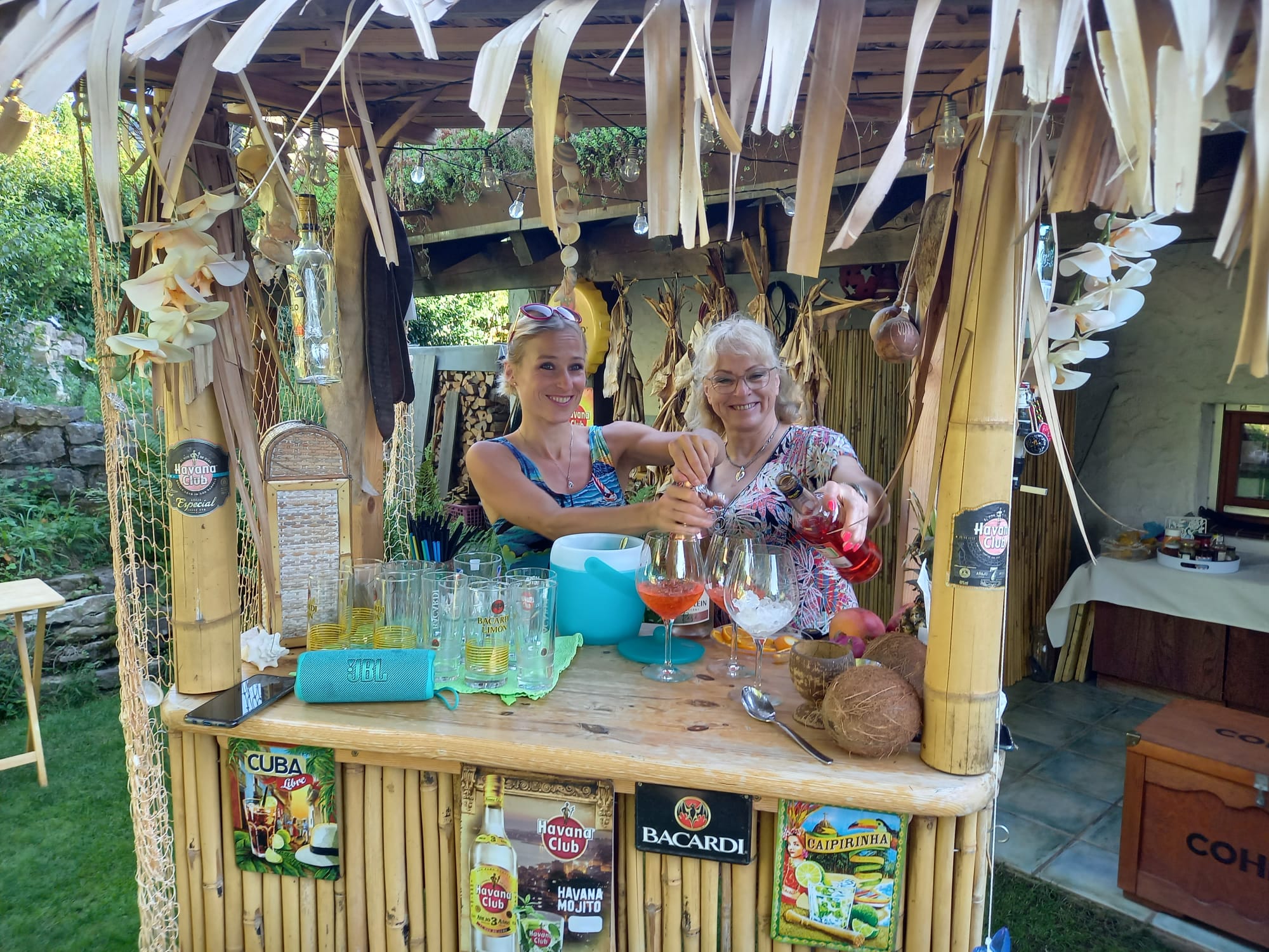 Karibischer Abend bei Karin und Eva Neukamm