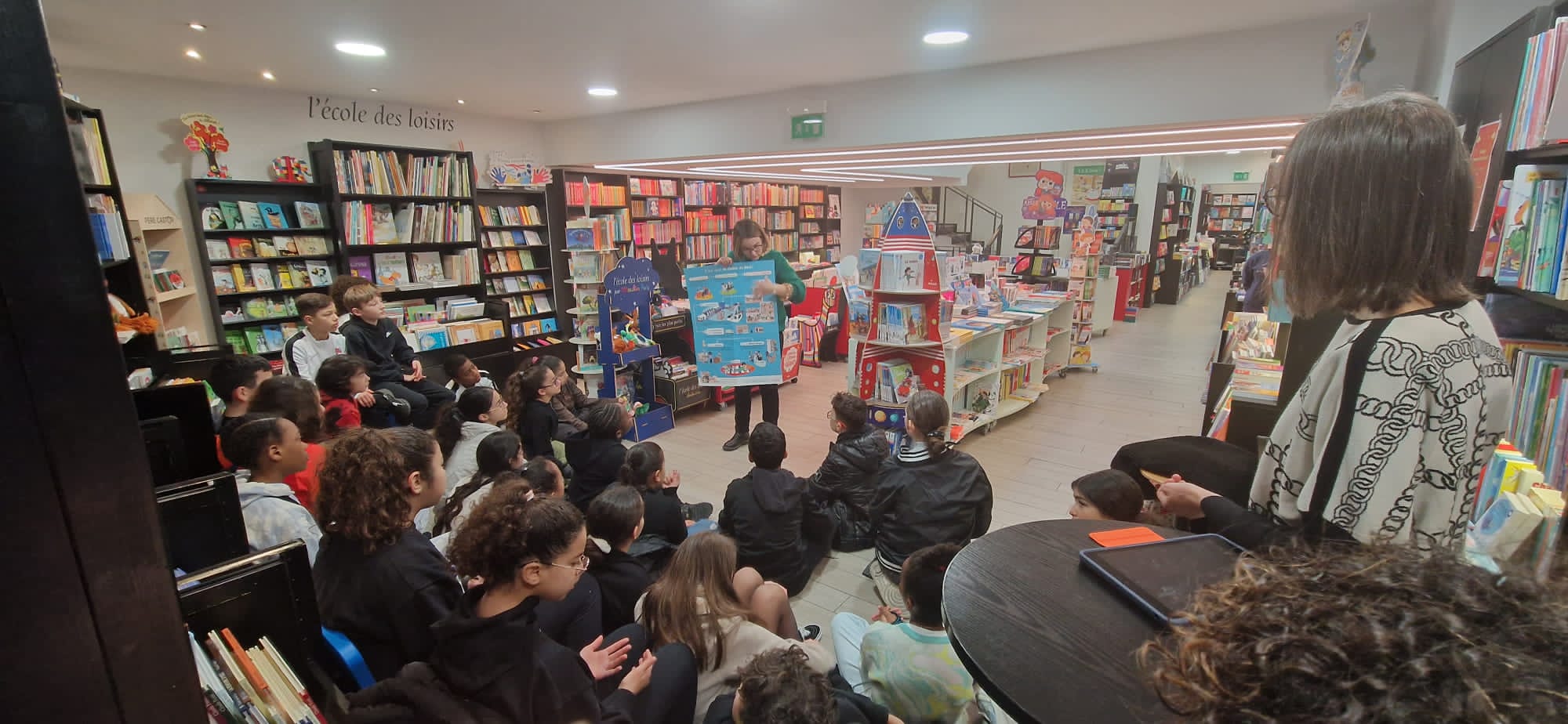 Les 6è rencontrent Maud Mallay de la librairie Jean Jaurès