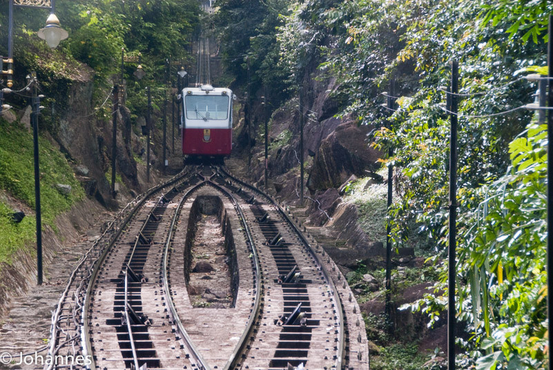 Railway up Penang Hill