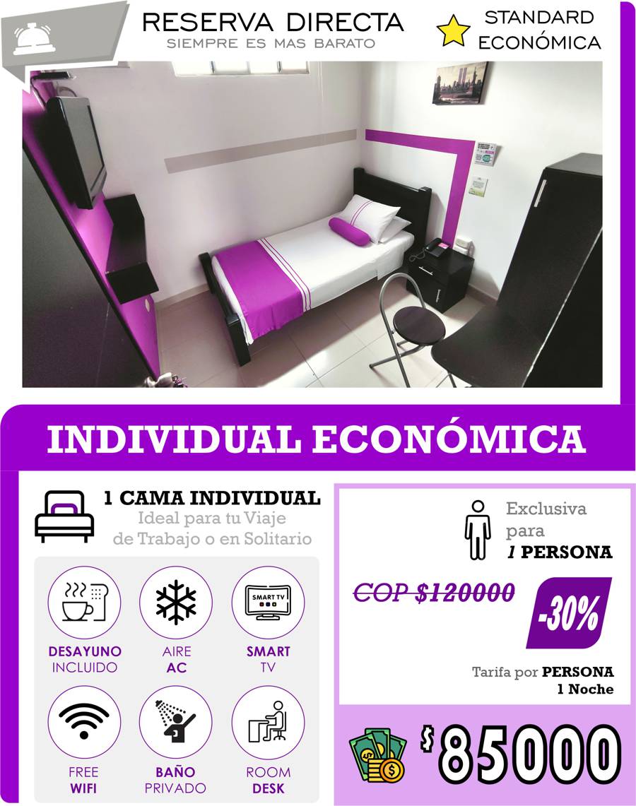 habituación económica hoteles cali