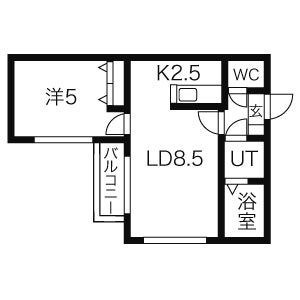 ≫札幌市北区北21条西6-1-3(エスポワール216