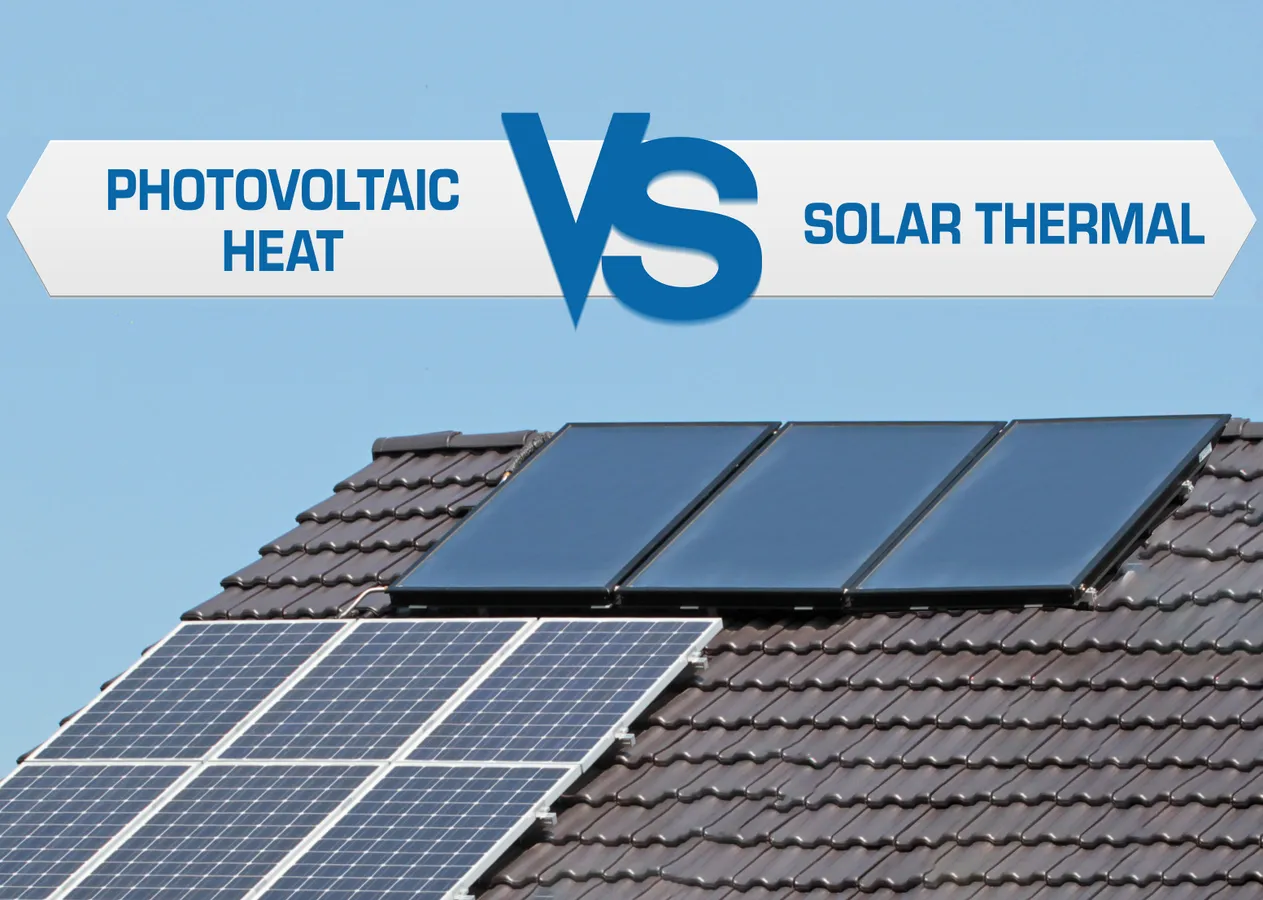 Vergleich Photovoltaikwärme vs. Solarthermie