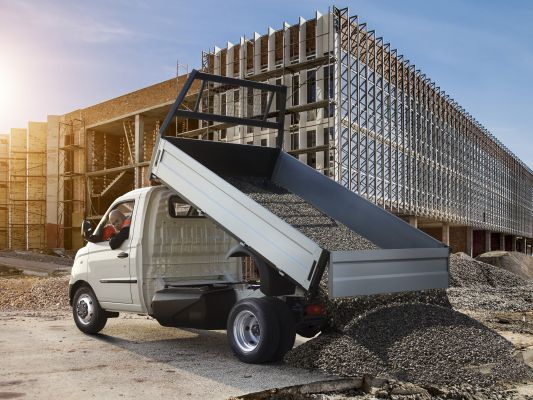 Piaggio Porter NP6 Kipper für Bauunternehmen Garage Stocker Muttenz