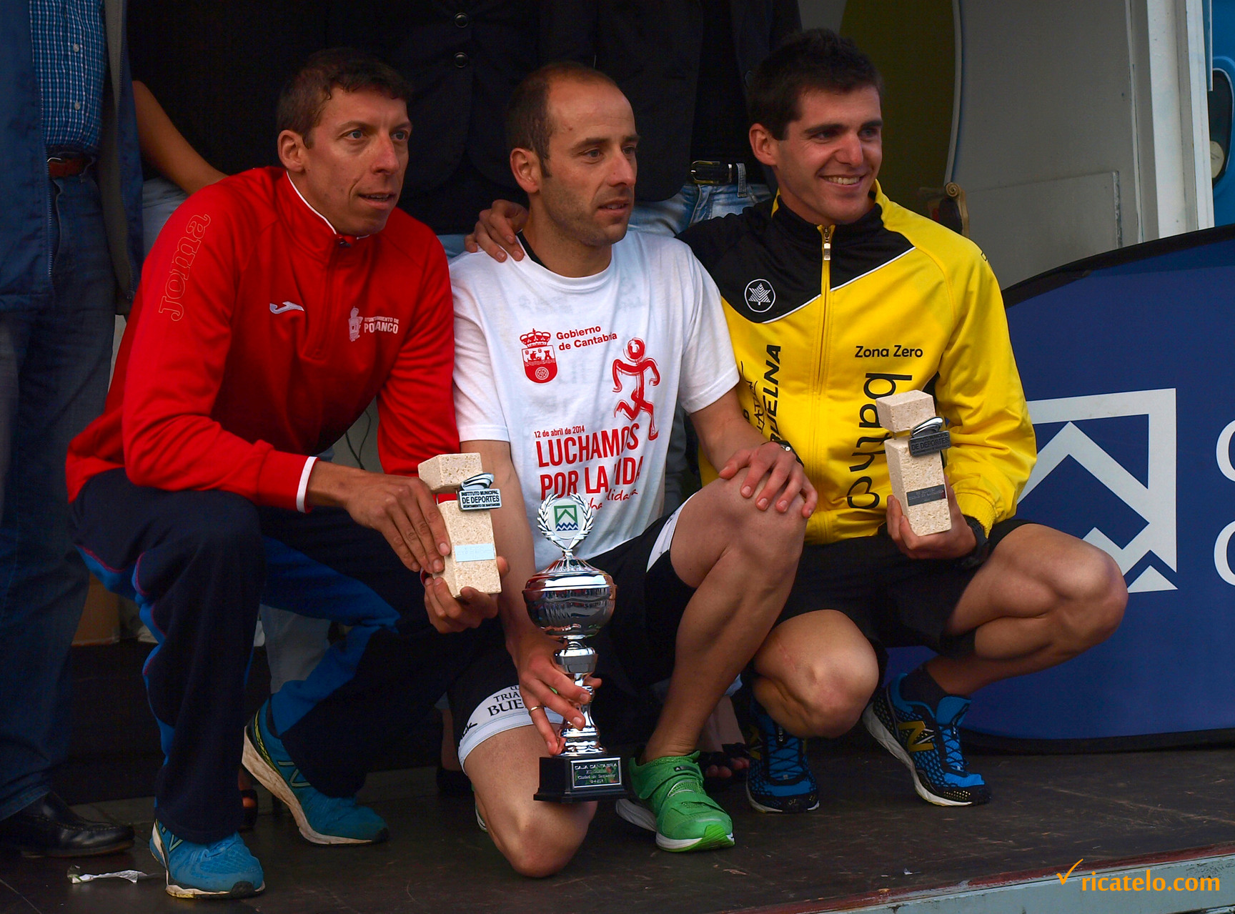 Podium categoría Absoluta masculino