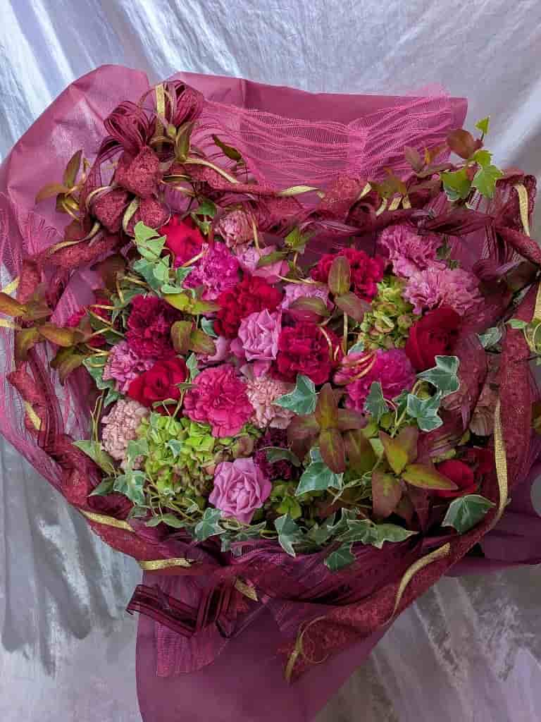 周年祝フラワーアレンジ