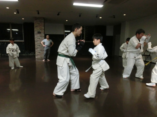 小学生部の攻撃練習