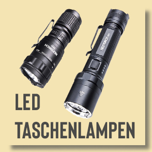 LED-Taschenlampen für Profis und Freizeit