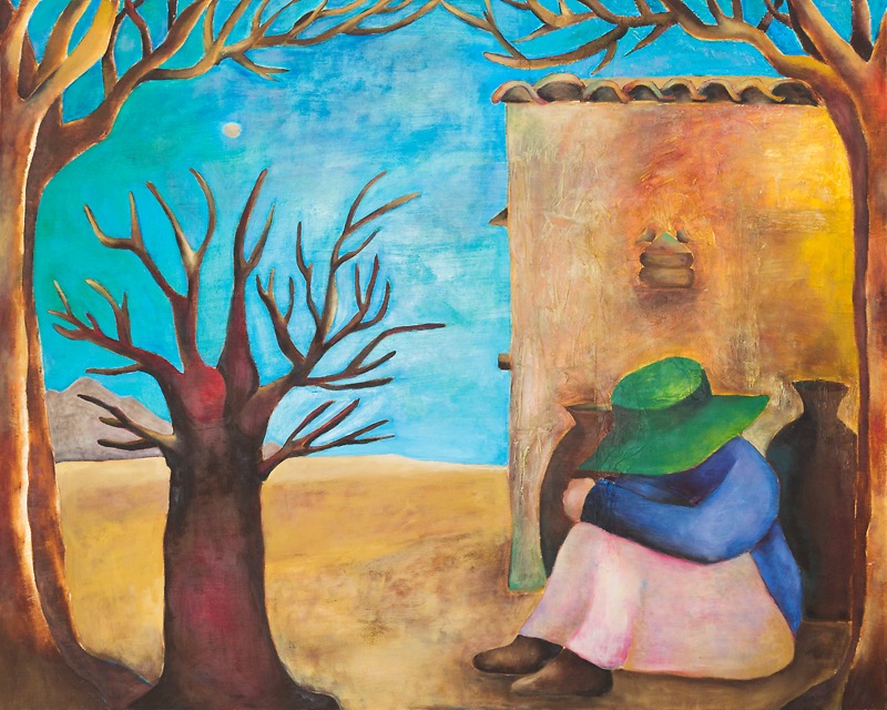 「Dream of Mexico」油彩画