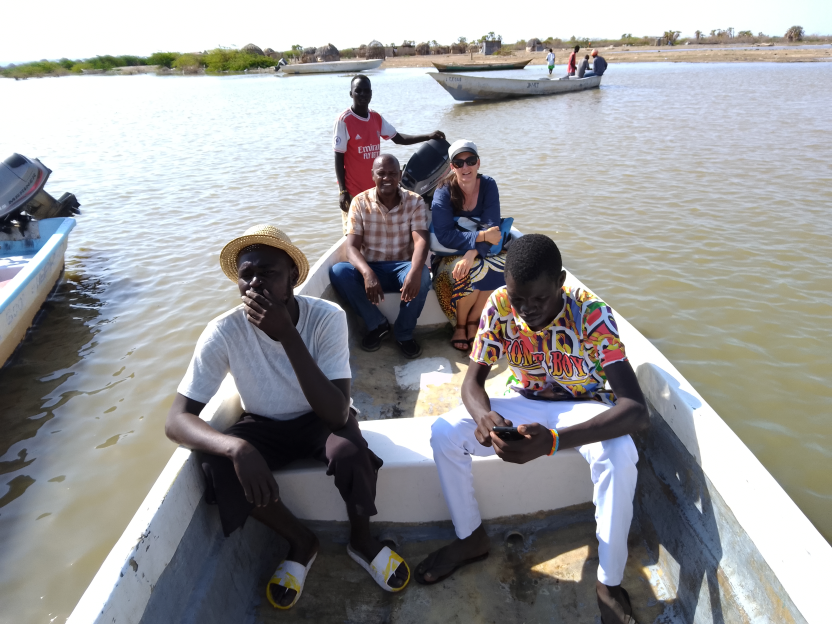 a boat trip on Lake Turkana