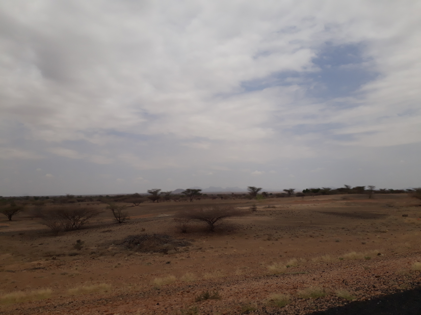 On the way to Kakuma, Turkana, in Kenya