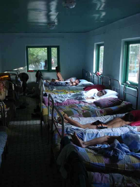 This is where the children slept together with their group leader.