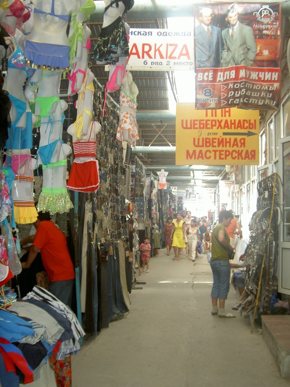Third day in Kazakhstan - first time in the Samal Bazar