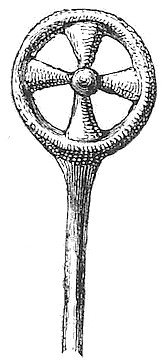 Fig. 8. Haarnadel mit Kreuzsymbol.