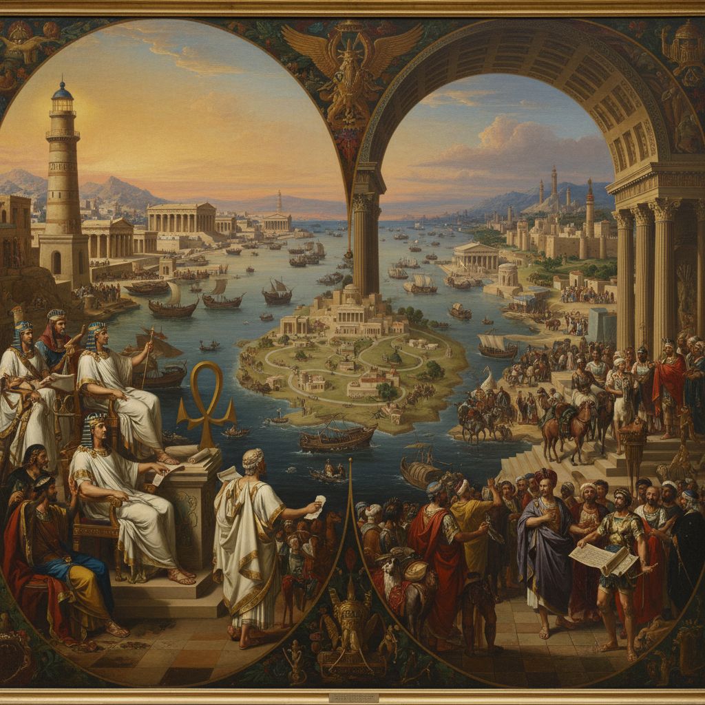 Entstehung großer hellenistischer Reiche (Ägypten, Seleukidenreich etc.)