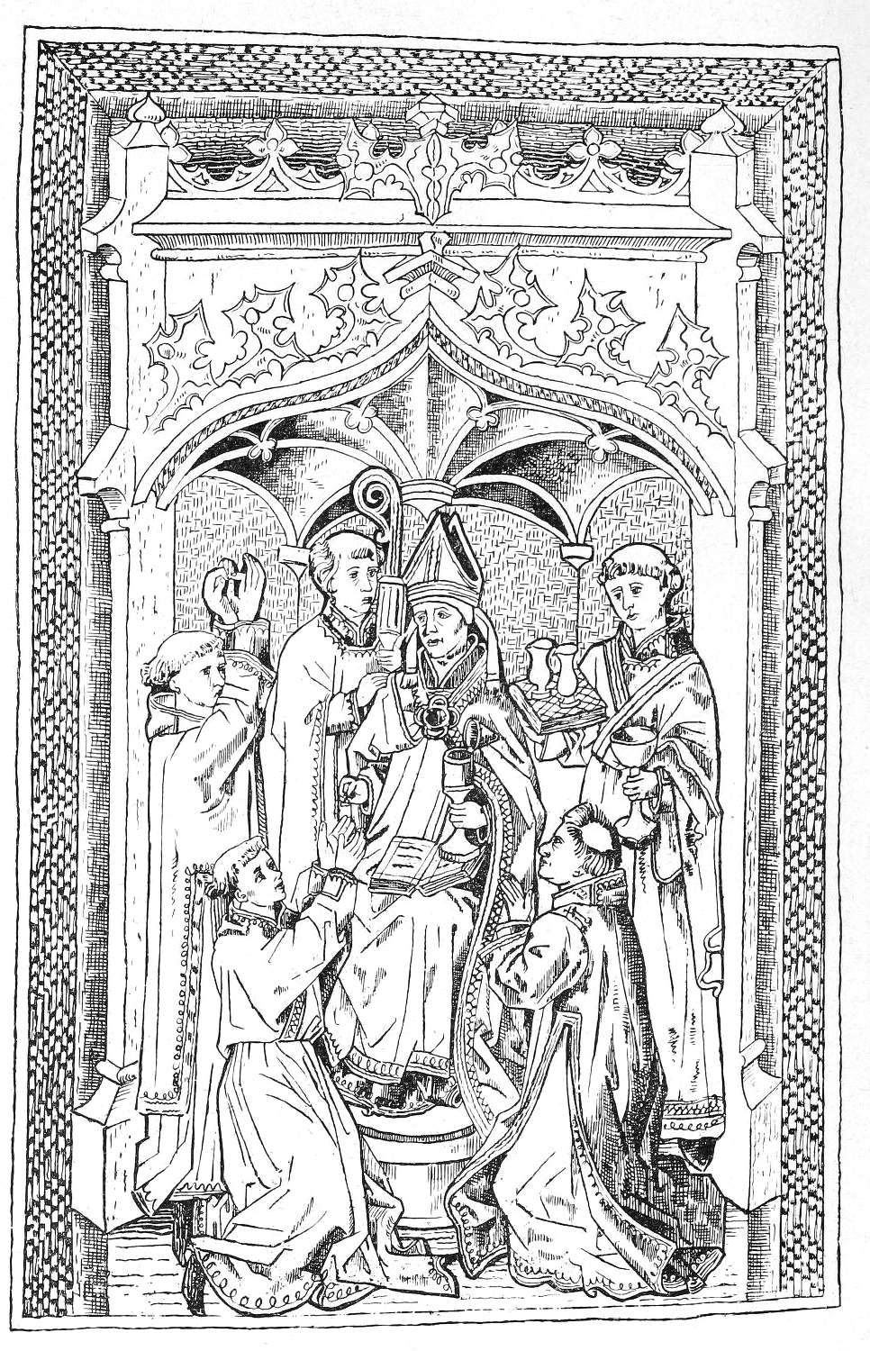 Die Priesterweihe.