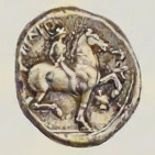 griechische Silbermünze