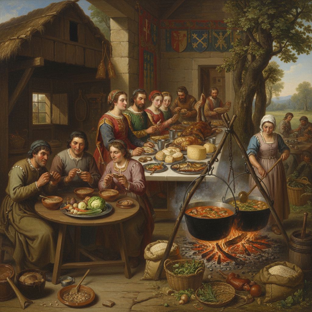 Symbolbild: Das Essen vor 1000 Jahren.